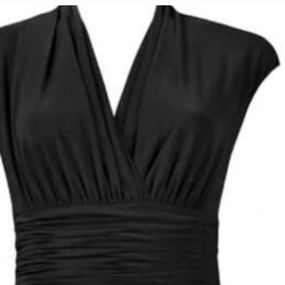 Black Dress by DKNY Knee Length Knit Knee Length Stretch 2 Small Party Travel - Picture 2 of 9